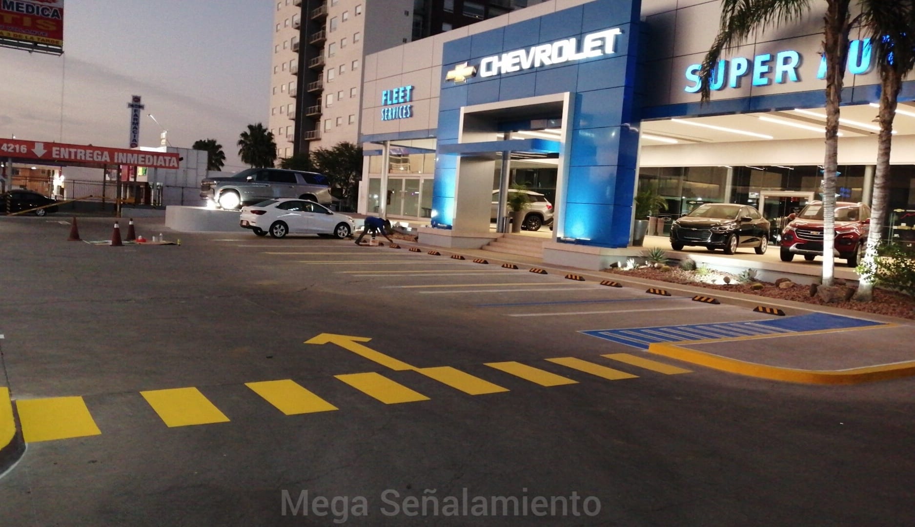 Señalamiento de estacionamiento